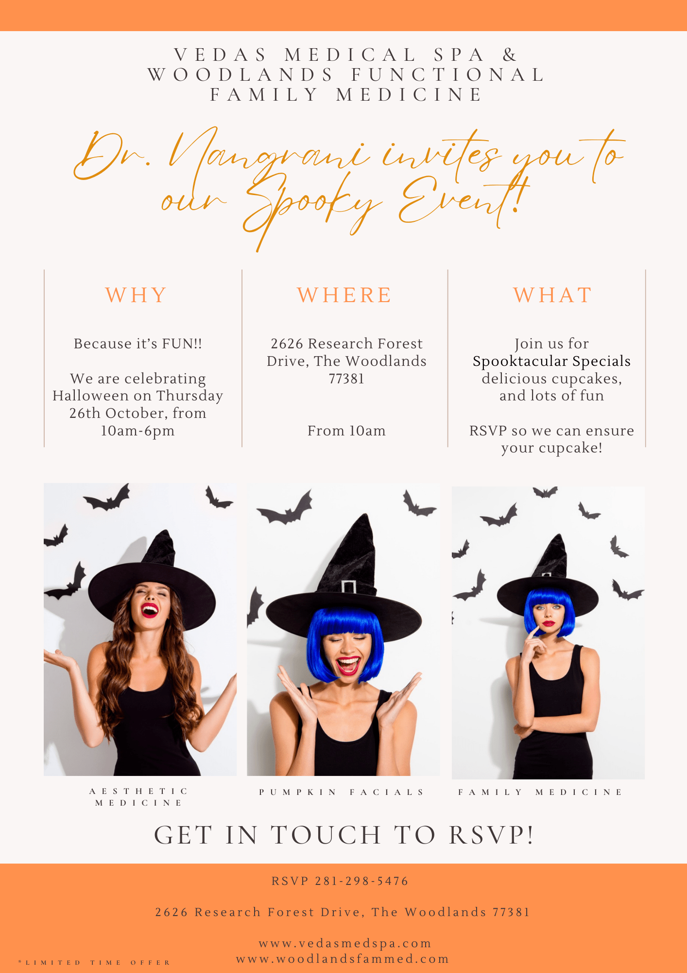 Halloween Event at Vedas Medical Spa & Wellness Center