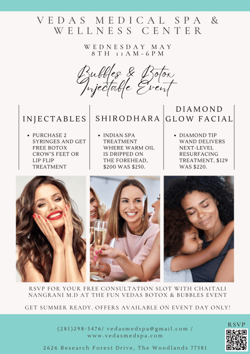Vedas Medical Spa & Wellness Center Event
