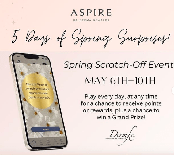 Image of ASPIRE Galderma rewards offer - Vedas Medical Spa & Wellness Center